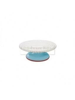 Base Giratoria De Plastico Base Azul Ø31 Cm