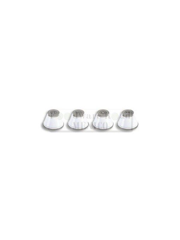 Juego Moldes De Plastico Liso Gelatina Ø8.4 Cm 4 Pz