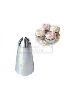 Duya 2D 852 Estrella Cerrada Flores Acero Inoxidable