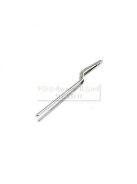 Pinza Larga Curva De Precisión Para Alimentos Ainox  21 Cm