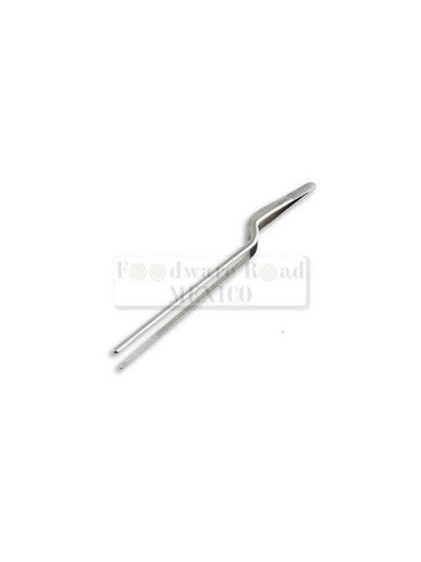 Pinza Larga Curva De Precisión Para Alimentos Ainox  21 Cm