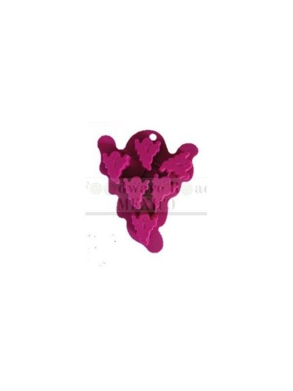 Molde Silicón Para Hornear Halloween Fantasma 6 Cav