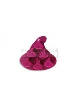 Molde Silicón Para Hornear Halloween Sombrero Bruja 6 Cav