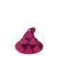 Molde Silicón Para Hornear Halloween Sombrero Bruja 6 Cav