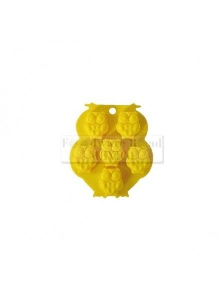 Molde Silicón Para Hornear Halloween Buho 6 Cav