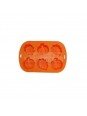 Molde De Silicón Para Hornear Hoja Otoño Calabaza 6 Cav 25X17Cm