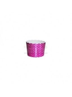 Vasito Para Cupcake Horneable Lunar Rosa Ø6X5.5Cm 50Pz