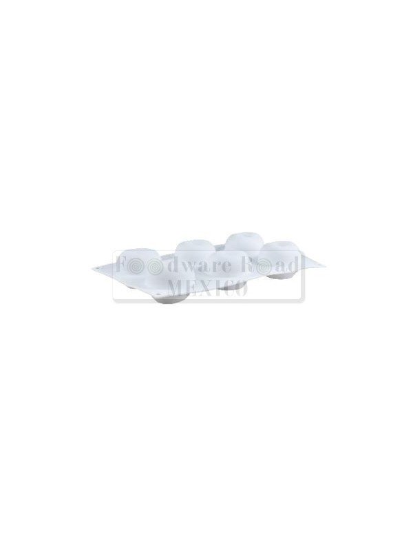 Molde De Silicón Manzana 3D 6 Cavidades 29X17X5.3 Cm
