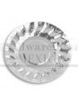 Plato Cartón Redondo Plata Ø10 Cm 12 Pz