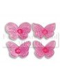 Cortador Fondant Molde Marcador Mariposas 4 Pz