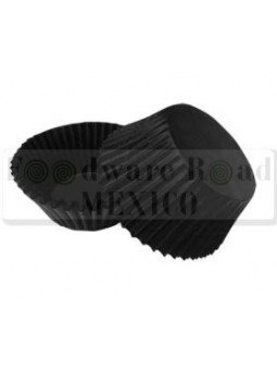 Capacillo Negro Tamaño Standard Ø Base: 5.5cm 100 Pz