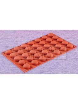 Molde De Silicón Piedras Redondeadas 35 Cavidades 2.6x2.5x1.3cm