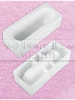 Molde De Silicón Barra Ovalada 28.5X12.5X9 Cm