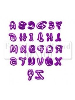 Cortadores Galleta Alfabeto Letras Disney 26 Pz