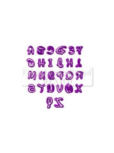 Cortadores Galleta Alfabeto Letras Disney 26 Pz