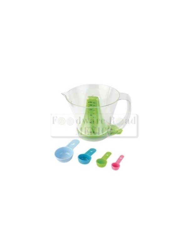 Taza Medidora Diseño Para Leer Desde Cualquier Angulo 6 Pz