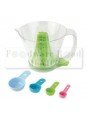 Taza Medidora Diseño Para Leer Desde Cualquier Angulo 6 Pz