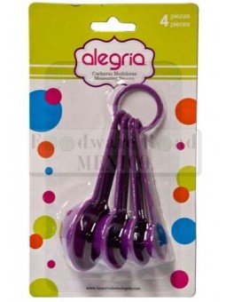 Cucharas Medidoras De Plástico 4 Pzs