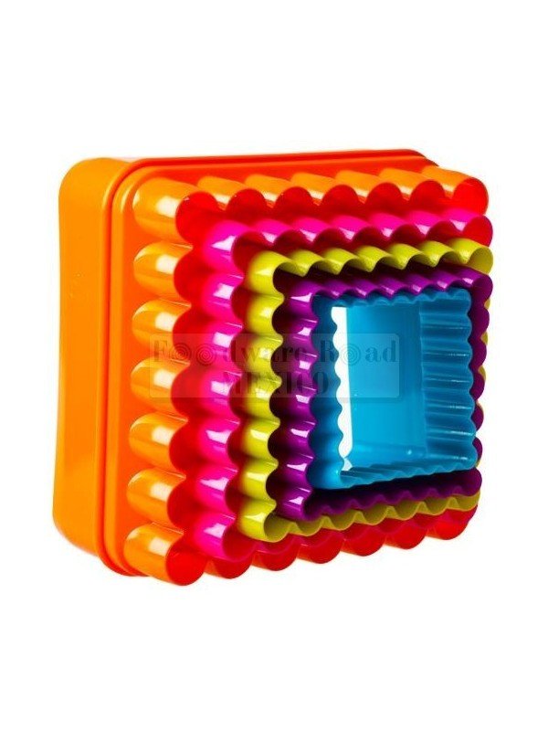 Cortadores Galleta Cuadrado 5 Pzs 7.5x7.5cm