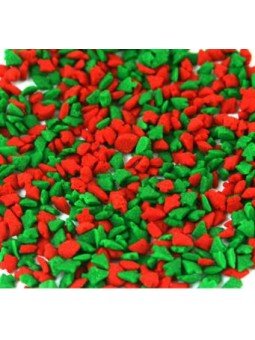 Confetti Arboles Rojos Y Verde