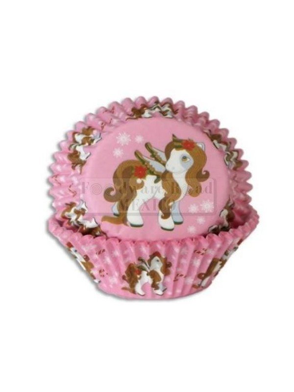 Capacillo Unicornio Fondo Rosa Tamaño Estándar Ø5.5 Base 100 Pz Capacillo Unicornio Fondo Rosa Tamaño Estándar Ø5.5 Base 100 Pz