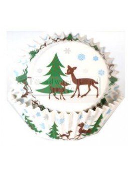 CAPACILLO NAVIDEÑO STANDARD VENADO COPO ARBOL 100PZ