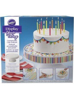 Base para Pastel con Pedestal Personalizable Wilton Ø 30 Cm Plástico