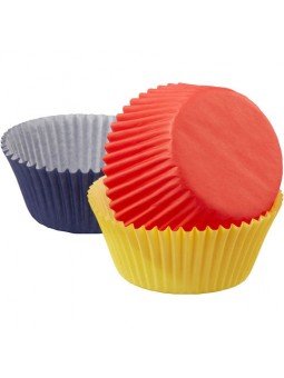 Capacillos Colores Primarios Wilton 75 Pzs Tamaño Standard