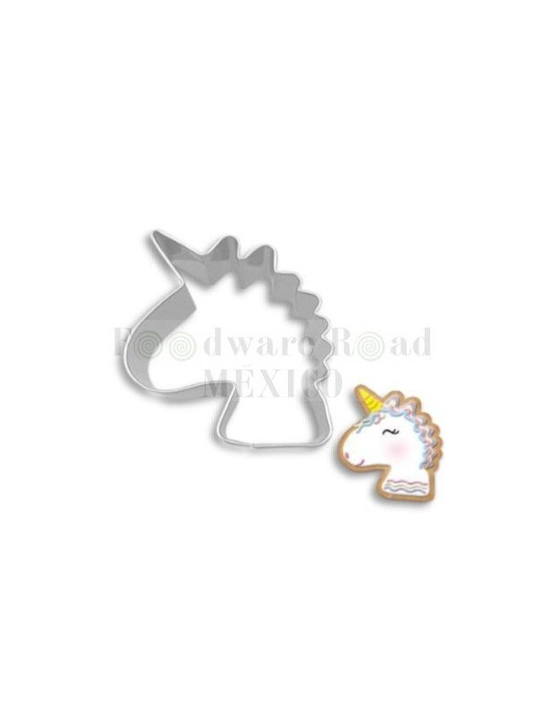 Cortador Galleta Carita Unicornio 6.5x5cm