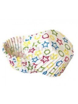 Capacillo Standard Blanco Estrella Circulo 100Pz