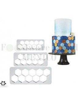 Marcador Fondant Panal Juego de 3 Pzs