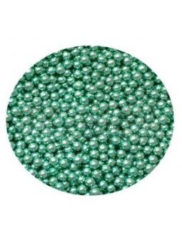 Perla Comestible Verde Agua Metalico 5Mm 1Kg