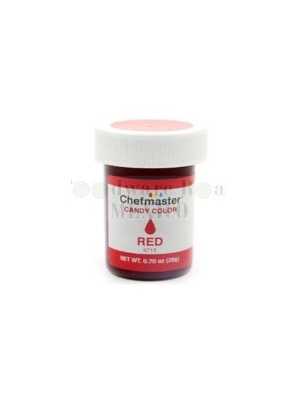 Colorante Para Chocolate Rojo 0.7Oz (20G) Chefmaster