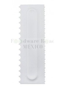 Peine Decorador Pastel 21x7 cm Medio Cirulo y Ziz Zag