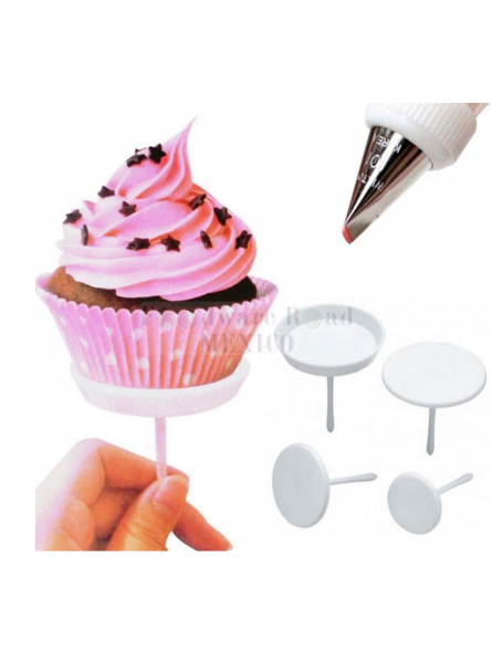 Juego De 4 Clavos Para Flores o Cupcakes Plástico