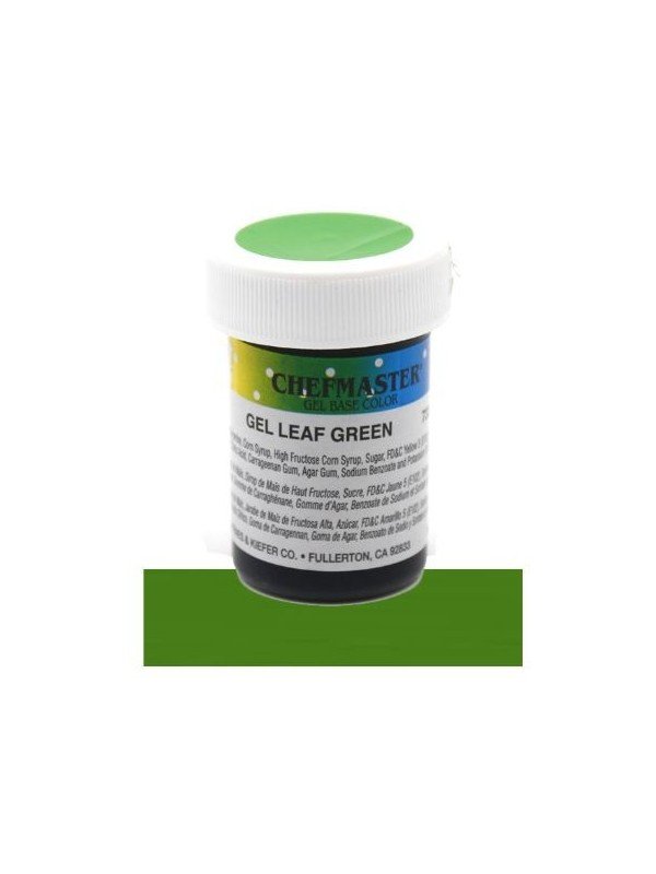 Color en Gel Para Alimentos Verde Hoja 1 Oz. (28.35G) Chefmaster