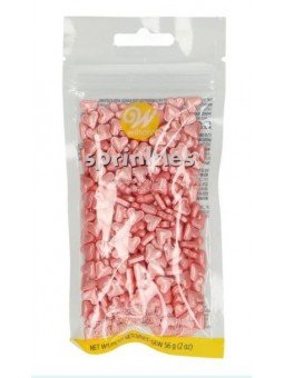 Dulces Corazón Brillante Sprinkles Wilton 56 grms