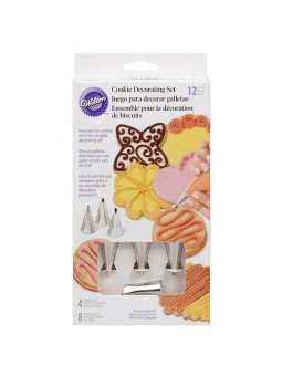 Juego de 4 Duyas Wilton + 8 Mangas Desechables No. 12