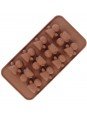 Molde Para Chocolate De Silicón Muñeco Emociones 12 Cav 23x11cm Molde Para Chocolate De Silicón Muñeco Emociones 12 Cav 23x11cm