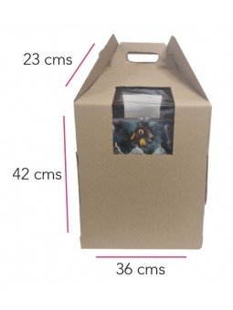 Caja de Cartón Para Transportar Pastel