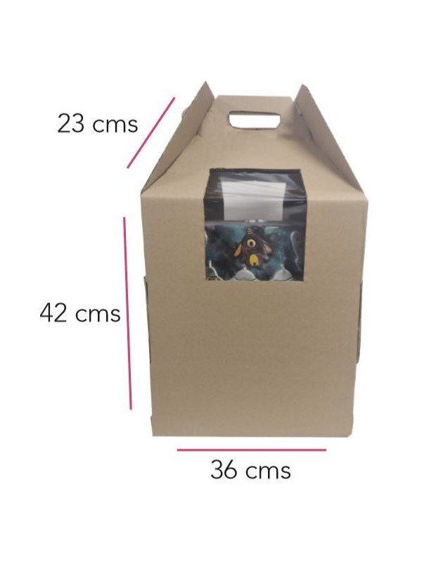 Caja de Cartón Para Transportar Pastel