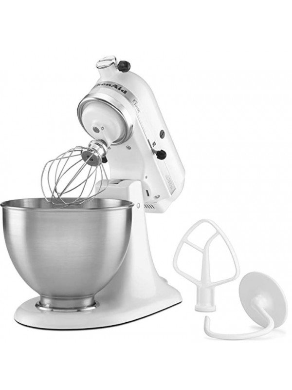 Batidora Kitchenaid Clasica, Con 4.3 Lts (4.5 Qts.) De Capacidad, 275 Watts Blanco