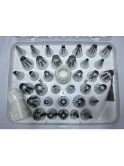 Estuche Con 36 Duyas Grandes  y 2 Adaptadores De Duyas