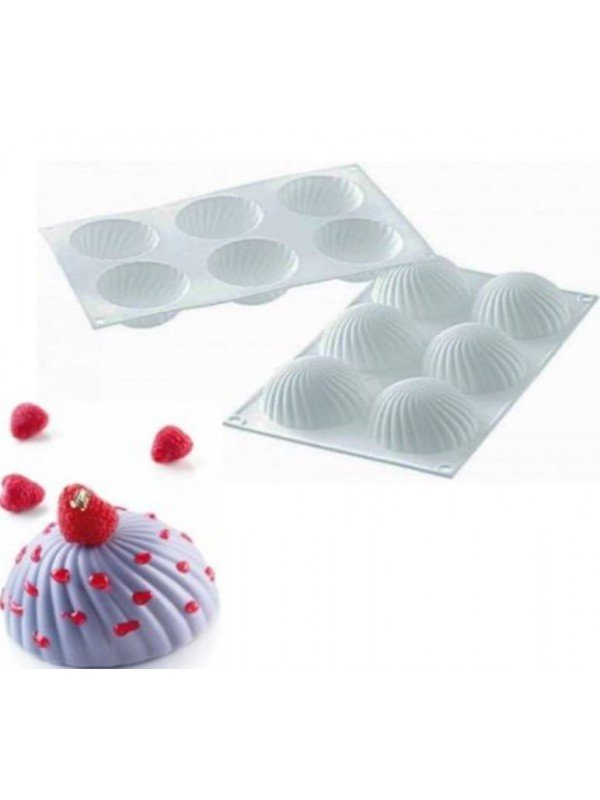 Molde De Silicón Blanco Parfum 110 6 Cavidades