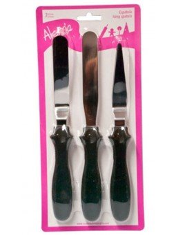 Espátulas Para Glaseado De Pastel 3 Pzs 23 cm