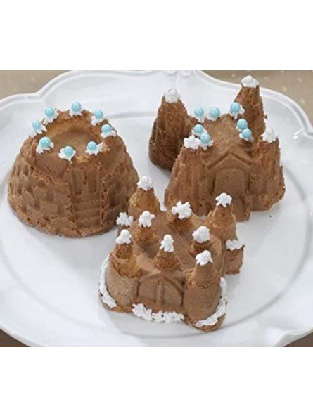Molde Mini Castillos Silverwood Bundt Nordic Ware 6 Cavidades