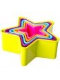 Cortadores Galleta Estrella 5 Pzs Plástico Con Estuche