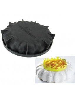 Molde De Silicón Negro Petal