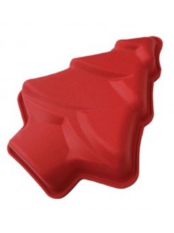 Molde De Silicón Para Pastel Arbol Navideño 26x20x4 cm