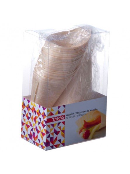 Cono De Madera Para Alimentos Catering